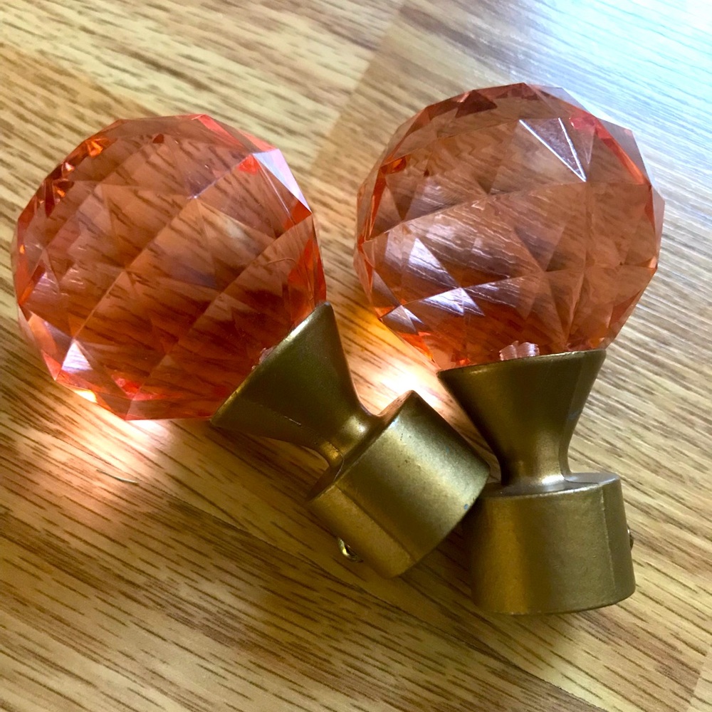 IKEA curtain finials